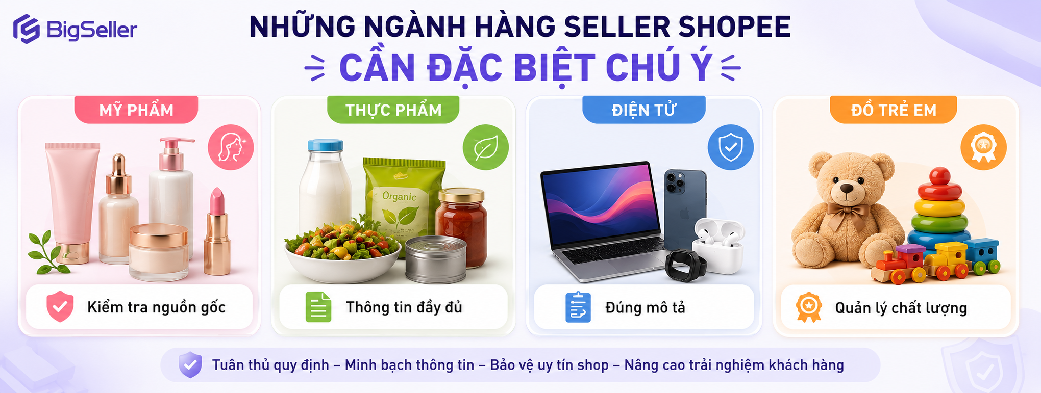 Các ngành hàng rủi ro cao seller Shopee cần lưu ý năm 2026
