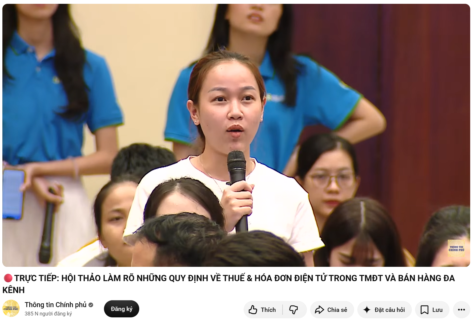 Livestream hội thảo về THUẾ