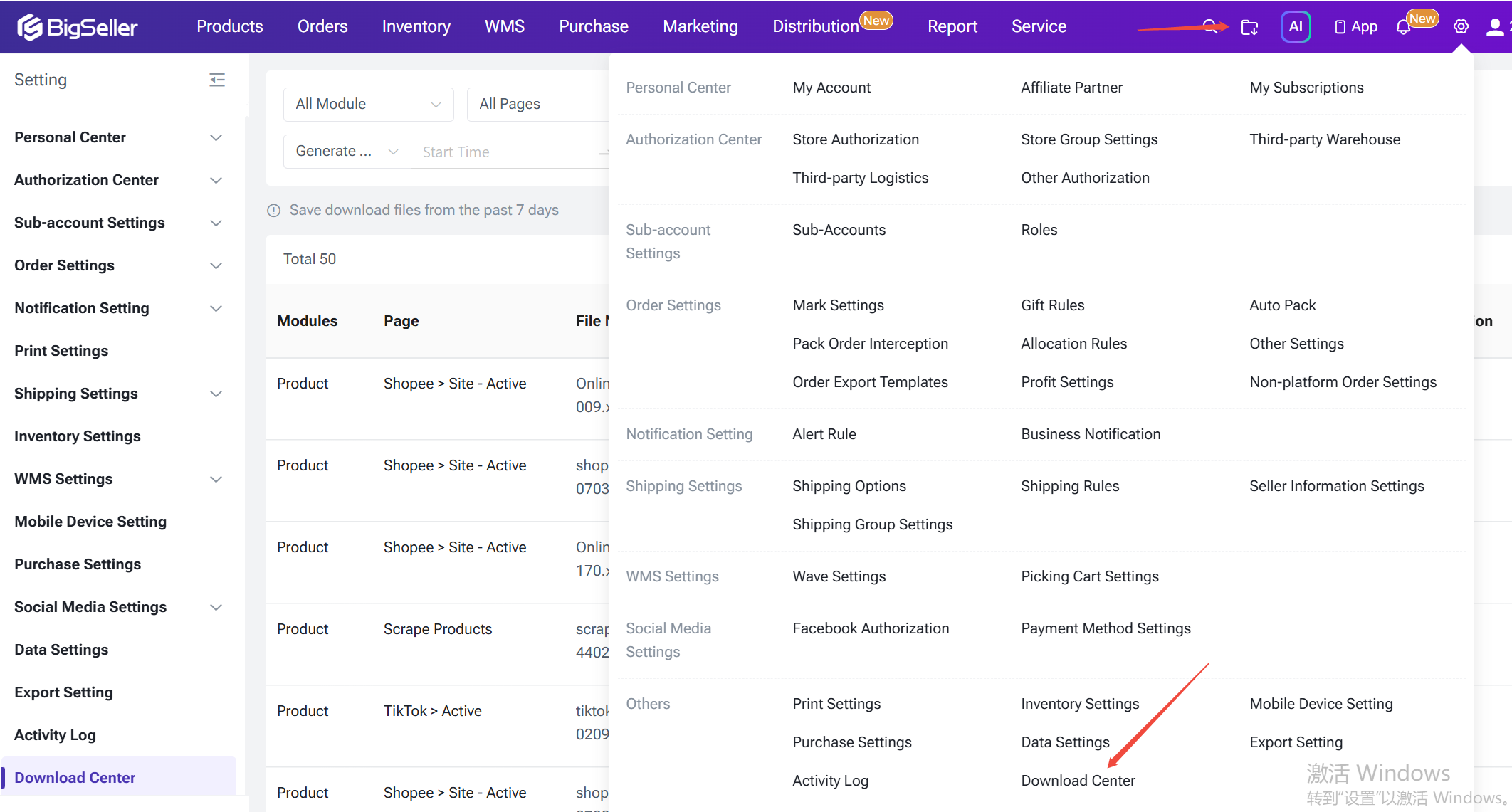 Bigseller Download Center