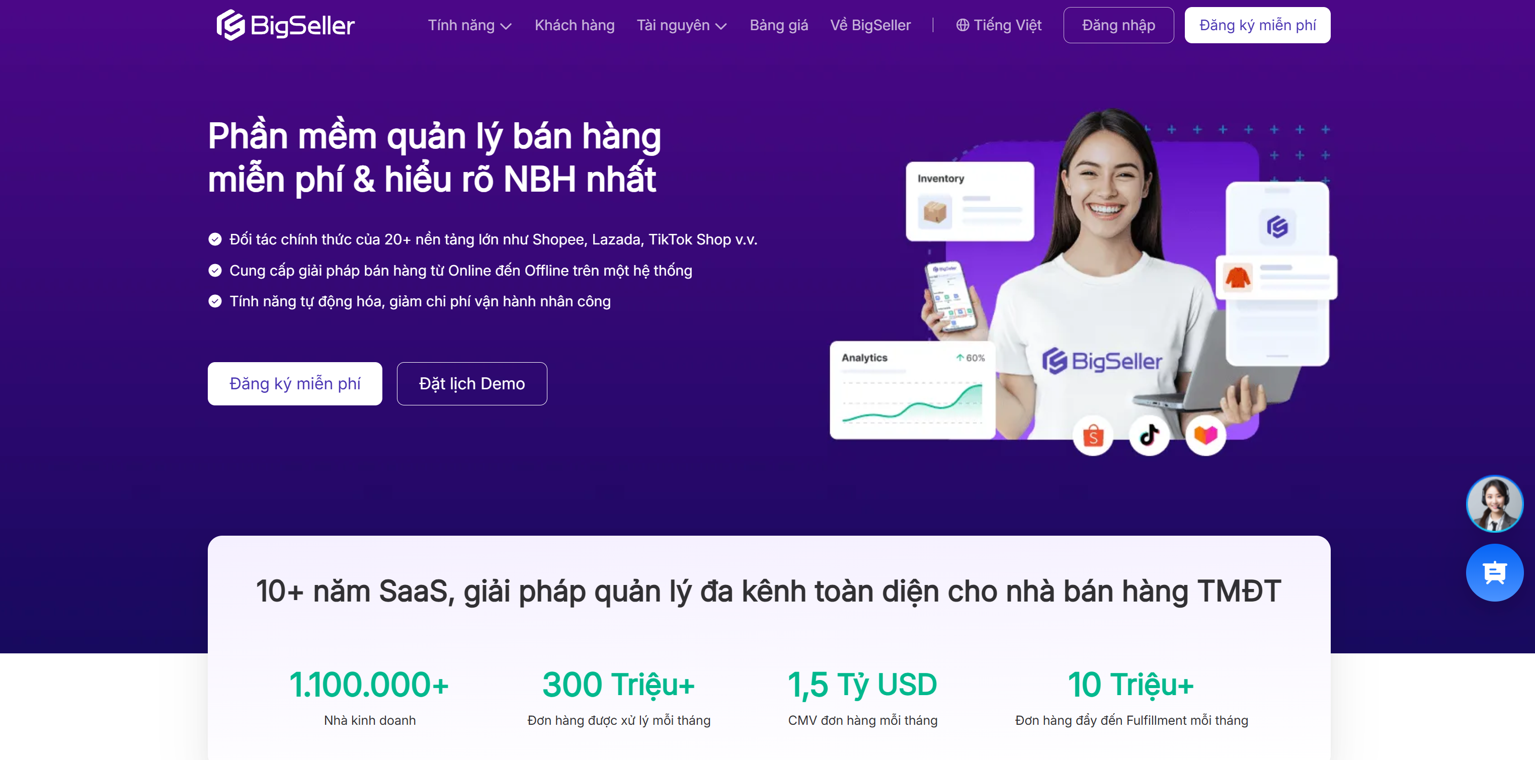 Phần mềm ERP quản lý bán hàng