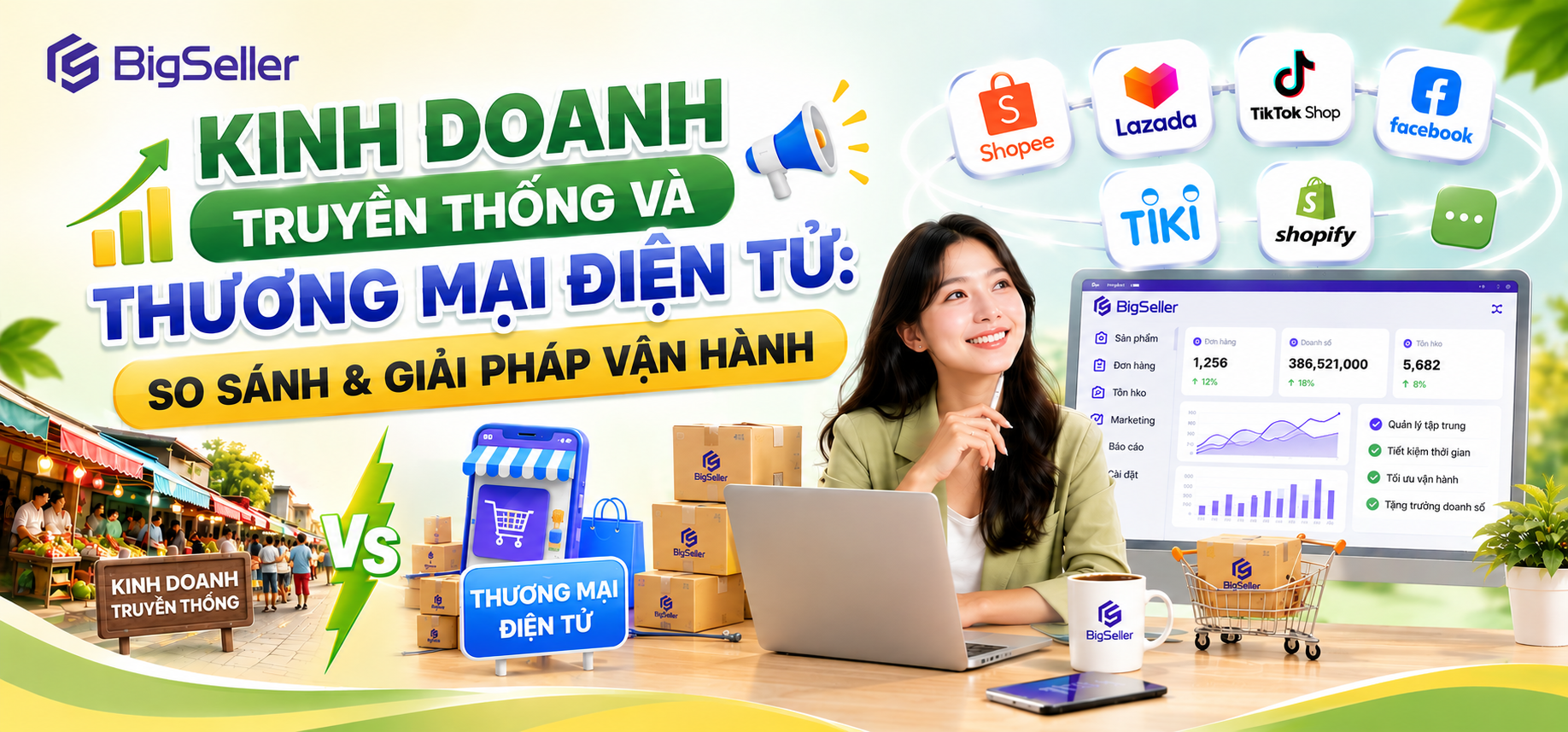 Kinh doanh truyền thống và thương mại điện tử