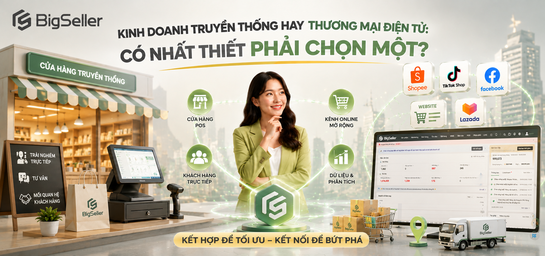 Chọn kinh doanh truyền thống hay chọn sàn