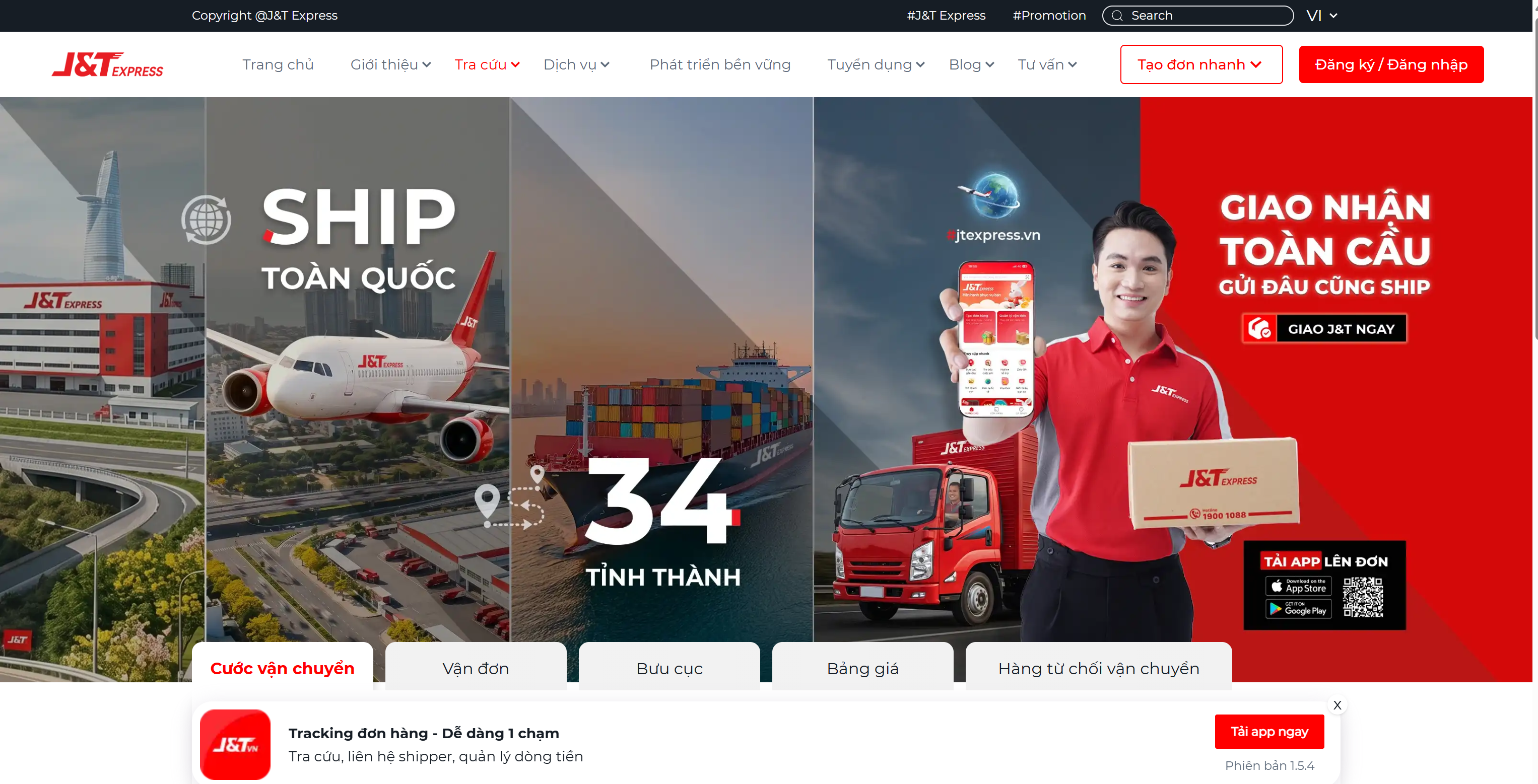 Tra cứu đơn hàng J&T Express
