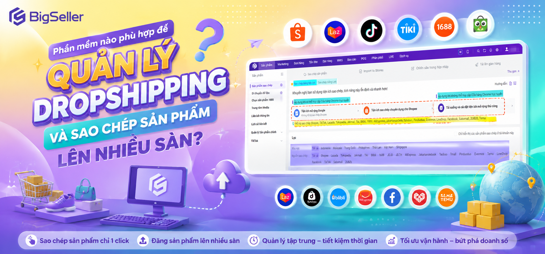 Phần mềm quản lý dropshipping