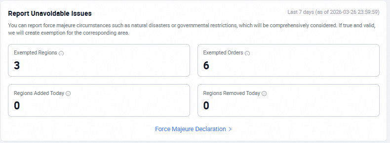 lazada declaration status